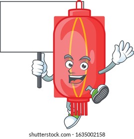 An icon of chinese traditional paper cartoon character style bring board