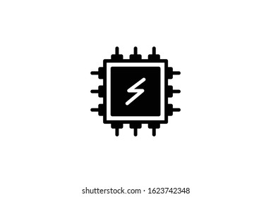 Icon  Chip Vector Illustratio Vector Design