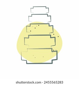 Icon Chiropractic. related to Medical Specialties symbol. Color Spot Style. simple design illustration