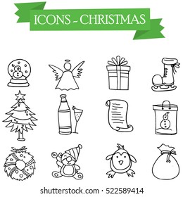 Icon of Christmas set element