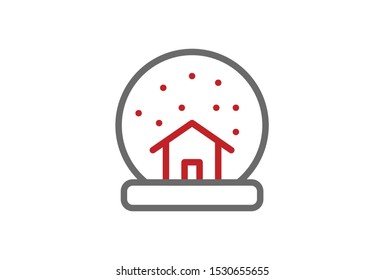 Icon  Christmas Simple Design Vector Illustration .