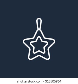 Icon of Christmas Star. 