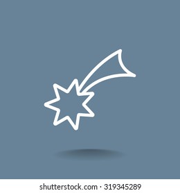 Icon of Christmas Star. 
