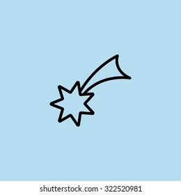 Icon of Christmas Star. 