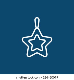 Icon of Christmas Star. 
