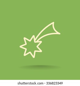 Icon of Christmas Star. 
