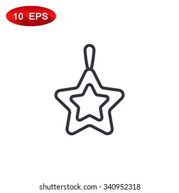 Icon of Christmas Star. 