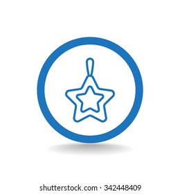Icon of Christmas Star. 