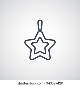 Icon of Christmas Star. 