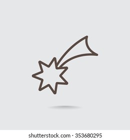 Icon of Christmas Star. 