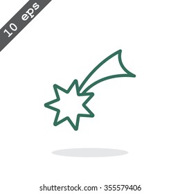 Icon of Christmas Star. 