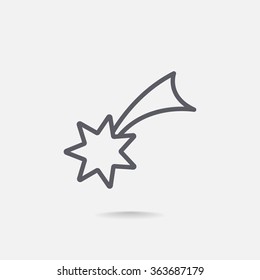 Icon of Christmas Star. 