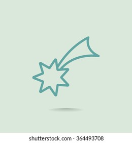 Icon of Christmas Star. 