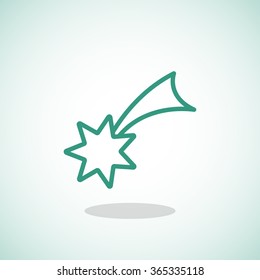 Icon of Christmas Star. 