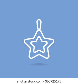 Icon of Christmas Star. 