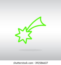 Icon of Christmas Star. 