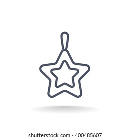 Icon of Christmas Star. 