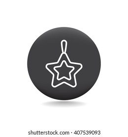 Icon of Christmas Star. 