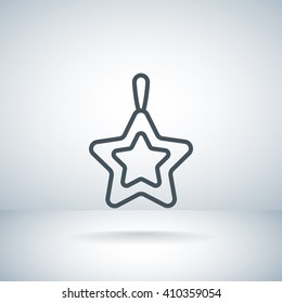 Icon of Christmas Star. 