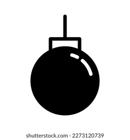 icon Christmas, winter, editable file vector and color