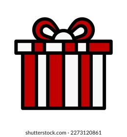 icon Christmas, winter, editable file vector and color