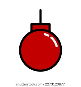 icon Christmas, winter, editable file vector and color