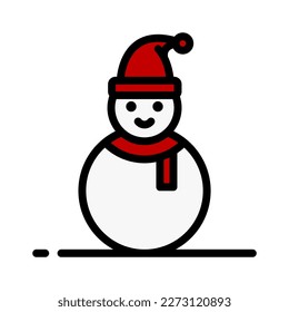 icon Christmas, winter, editable file vector and color