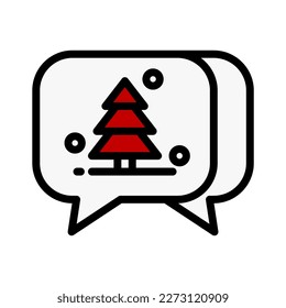 icono Navidad, invierno, vector de archivo editable y color