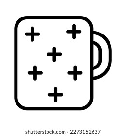 icon Christmas, winter, editable file vector and color