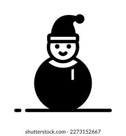 icon Christmas, winter, editable file vector and color