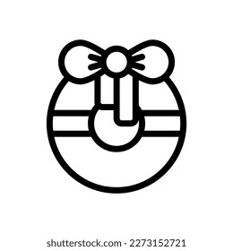 icon Christmas, winter, editable file vector and color
