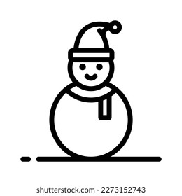 icon Christmas, winter, editable file vector and color