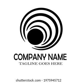 icon circle abstract simple design. logo for your company