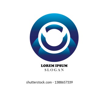 Icon, circle company logo design - Vector
