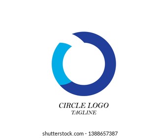 Icon, circle company logo design - Vector
