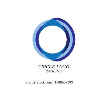 Icon, circle company logo design - Vector
