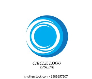 Icon, circle company logo design - Vector
