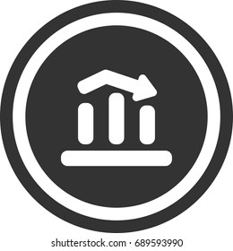 ?hart icon , circle sign design 