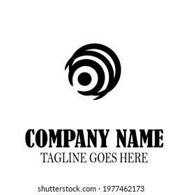 icon circle simple design. abstract circle logo