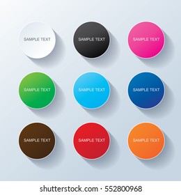 Icon circles colorful 