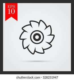 Icon of circular saw disc