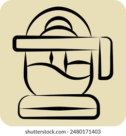 Icon Citrus Reamer. related to Kitchen Tool symbol. hand drawn style. simple design illustration