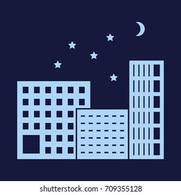 icon city at night