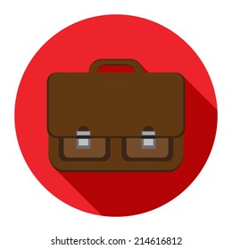 icon classic school bag 