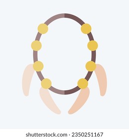 Icon Claw. related to American Indigenous symbol. flat style. simple design editable. simple illustration