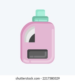 Icon Clean Product. related to Laundry symbol. flat style. simple design editable. simple illustration, good for prints