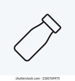 Icono Agua limpia. adecuado para el símbolo educativo. estilo de línea. diseño simple editable. vector de plantilla de diseño. ilustración simple