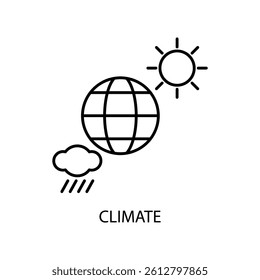 Icon a climate, isolated against a clean background.