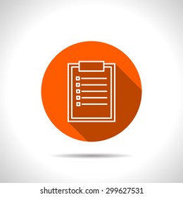 icon of clipboard