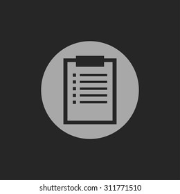 icon of clipboard